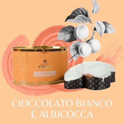 Colomba Cioccolato Bianco e Albicocca